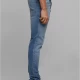 Мъжки дънки в светлосин цвят Urban Classics Heavy Ounce Slim Fit, Дънки - Hoodstyle.bg