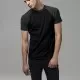 Мъжка тениска Urban Classics с ръкави тип реглан blk/cha, Тениски - Hoodstyle.bg