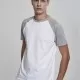 Мъжка тениска Urban Classics с ръкави тип реглан white/grey, Тениски - Hoodstyle.bg