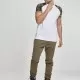 Мъжка тениска Urban Classics с ръкави тип реглан white/woodcamouflage, Тениски - Hoodstyle.bg