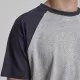 Мъжка тениска Urban Classics с ръкави тип реглан grey/navy, Тениски - Hoodstyle.bg