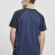 Мъжка тениска в тъмносиньо и черно Urban Classics Raglan Contrast, Тениски - Hoodstyle.bg