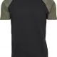 Мъжка тениска с ръкави тип реглан Urban Classics blk/olive, Тениски - Hoodstyle.bg