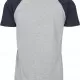 Мъжка тениска Urban Classics с ръкави тип реглан grey/navy, Тениски - Hoodstyle.bg