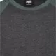 Мъжка тениска Urban Classics с ръкави тип реглан в графит и зелено charcoal/bottlegreen, Тениски - Hoodstyle.bg