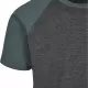 Мъжка тениска Urban Classics с ръкави тип реглан в графит и зелено charcoal/bottlegreen, Тениски - Hoodstyle.bg