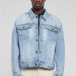 Мъжко дънково яке Urban Classics Boxy Denim light blue washed