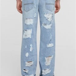 Мъжки дънки Heavy Destroyed Jeans new light blue