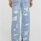Мъжки дънки Heavy Destroyed Jeans new light blue, Дънки - Hoodstyle.bg