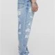 Мъжки дънки Heavy Destroyed Jeans new light blue, Дънки - Hoodstyle.bg