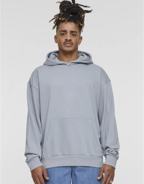 Мъжки суичър Urban Classics Light Terry lightasphalt, Суичъри - Hoodstyle.bg