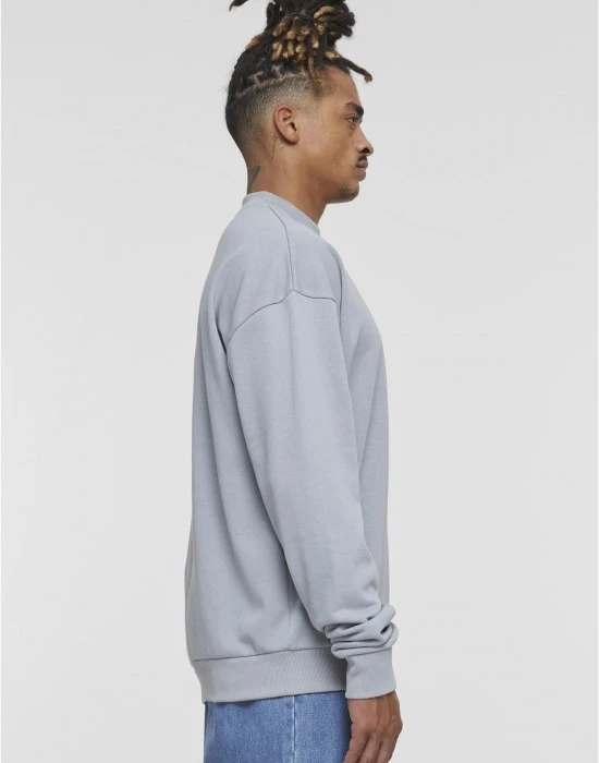 Мъжка блуза в сиво Urban Classics Light Terry Crew, Блузи - Hoodstyle.bg