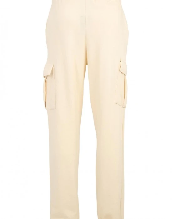 Мъжки панталон в цвят пясък Urban Classics Light Terry, Панталони - Hoodstyle.bg
