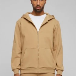 Мъжки суичър в бежово Urban Classics Cozy Zip