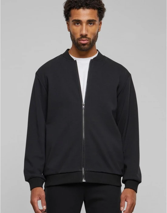 Мъжко яке в черен цвят Urban Classics Cozy College Jacket, Колежански - Hoodstyle.bg