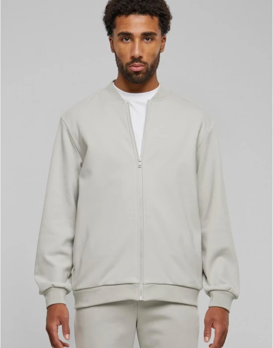 Мъжко яке в сив цвят Urban Classics Cozy College Jacket, Колежански - Hoodstyle.bg