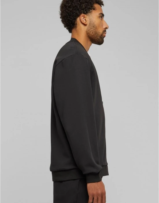 Мъжко яке в черен цвят Urban Classics Cozy College Jacket, Колежански - Hoodstyle.bg