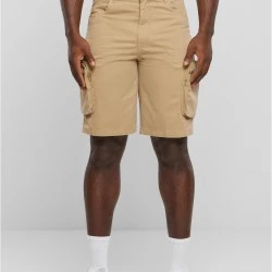 Мъжки къси панталони в бежов цвят Urban Classics Baggy Cargo Shorts 