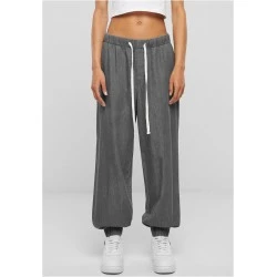 Дамски панталон в сиво Urban Classics Denim Jogpants