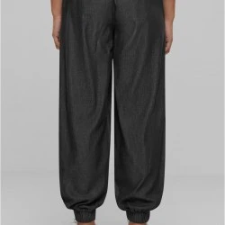 Дамски панталон в черно Urban Classics Denim Jogpants