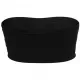 Дамски топ в черен цвят Urban Classics Ladies Pads Bandeau black, Жени - Hoodstyle.bg