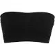 Дамски топ в черен цвят Urban Classics Ladies Pads Bandeau black, Жени - Hoodstyle.bg