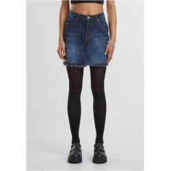 Дамски Дънки Ladies Heavy Mini Denim Skirt new dark blue washed 29
