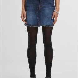 Дамски Дънки Ladies Heavy Mini Denim Skirt new dark blue washed 29