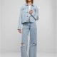 Дамско дънково яке 80s Oversized light blue, Якета - Hoodstyle.bg