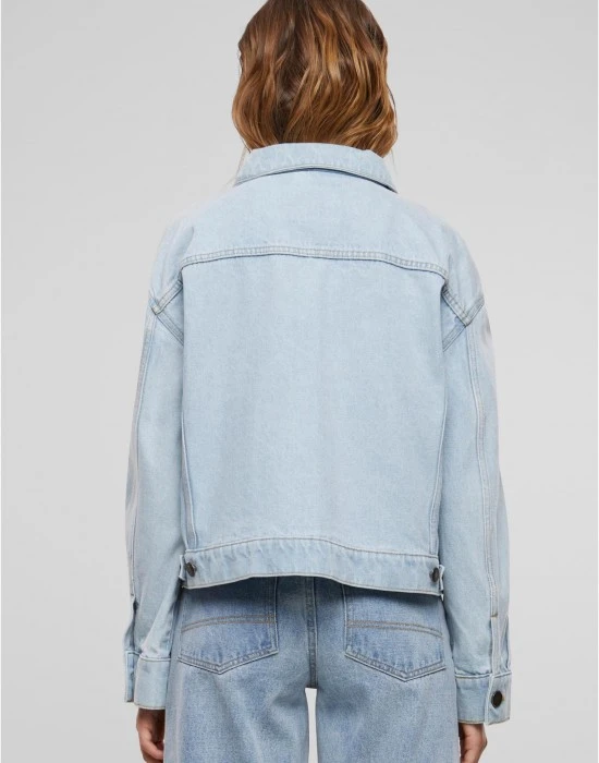 Дамско дънково яке 80s Oversized light blue, Якета - Hoodstyle.bg