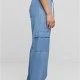 Дамски Дънки Ladies Light Denim Cargo Pants skyblue washed XXL