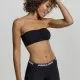 Дамски топ в черен цвят Urban Classics Ladies Pads Bandeau black, Жени - Hoodstyle.bg