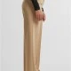 Дамски панталон в бежово Urban Classics Wide Pleated, Панталони - Hoodstyle.bg