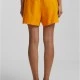 Дамски къси гащи в оранжев цвят Urban Classics Ladies Linen Mixed Boxer Shorts, Къси панталони - Hoodstyle.bg