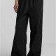 Дамски панталон в черно Urban Classics Linen Mixed Wide, Панталони - Hoodstyle.bg