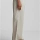 Дамски панталон в цвят екрю Urban Classics Linen Mixed Wide, Панталони - Hoodstyle.bg