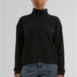 Дамски суичър в черно Urban Classics Terry Troyer
