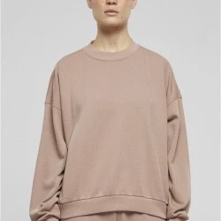 Дамска блуза Urban Classics Terry Crewneck duskrose