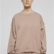 Дамска блуза Urban Classics Terry Crewneck duskrose, Блузи - Hoodstyle.bg