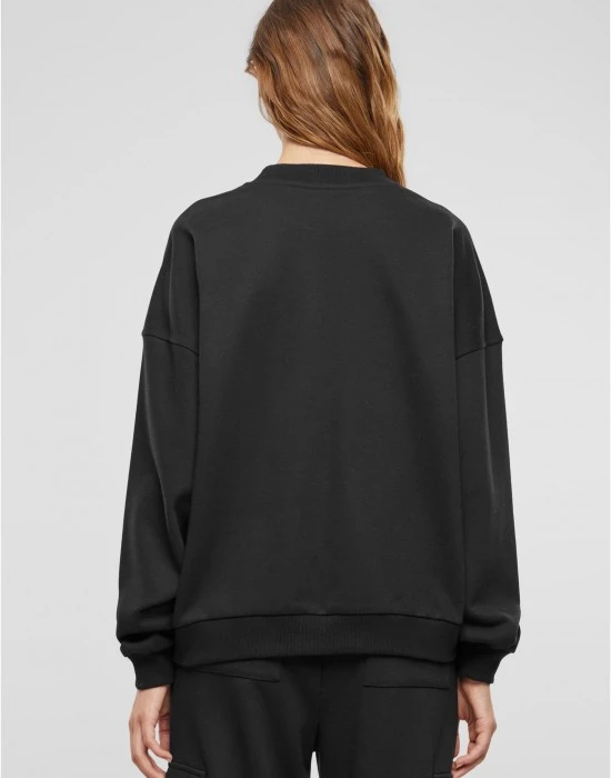 Дамска блуза Urban Classics Terry Crewneck black, Блузи - Hoodstyle.bg