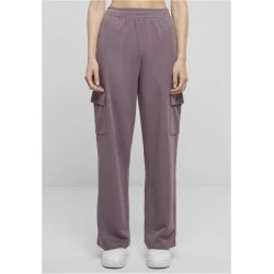 Дамски карго панталони Urban Classics Terry Sweat Pants fadedpurple