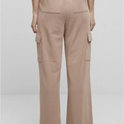 Дамски карго панталони Urban Classics Terry Sweat Pants duskrose