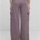 Дамски карго панталони Urban Classics Terry Sweat Pants fadedpurple, Панталони - Hoodstyle.bg
