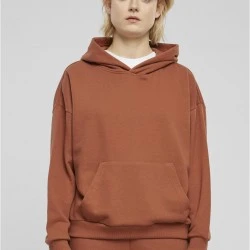 Дамски суичър в кафяво Urban Classics Terry Oversized