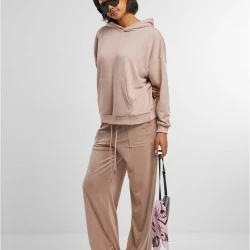 Суичър Ladies Light Terry Oversized Hoodie duskrose XXL