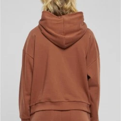 Дамски суичър в кафяво Urban Classics Terry Oversized