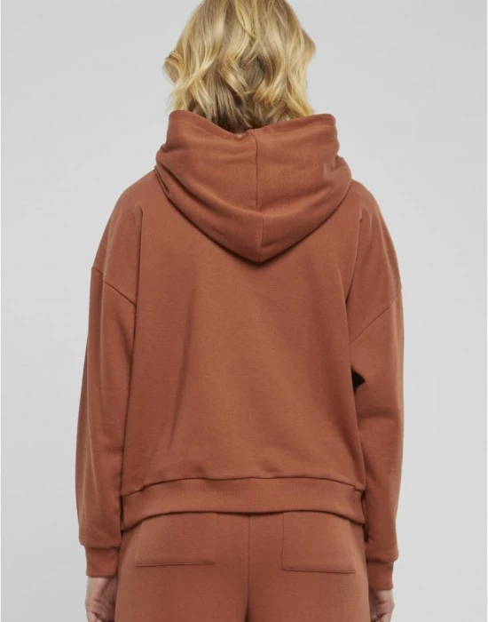 Дамски суичър в кафяво Urban Classics Terry Oversized, Суичъри - Hoodstyle.bg