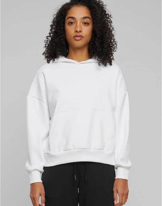 Дамски суичър в бяло Urban Classics Ladies Cozy Oversized, Суичъри - Hoodstyle.bg