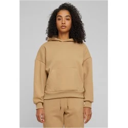 Дамски суичър в кафяво Urban Classics Ladies Cozy Oversized