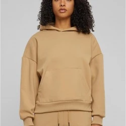 Дамски суичър в кафяво Urban Classics Ladies Cozy Oversized